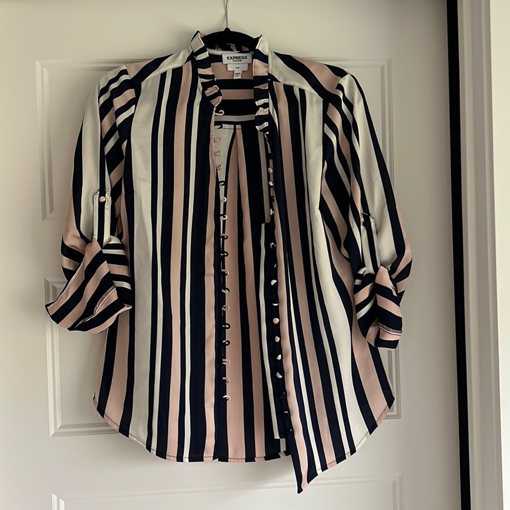 Express size small slim portofino button down